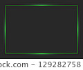 Green Frame whith light effects 129282758