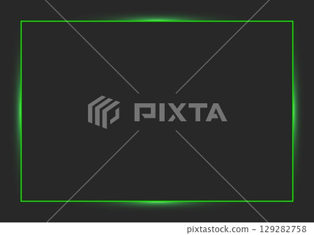 Green Frame whith light effects 129282758