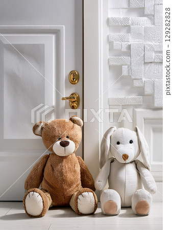 Cute stuffed toys for interior decoration 129282828