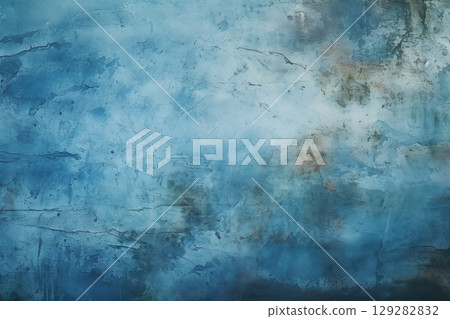 toned wall old texture in blue colors, abstract background, gradient 129282832