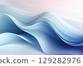 abstract gradient background with waves, gray and blue 129282976