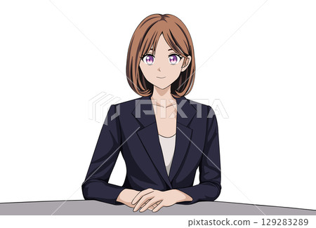 news caster 129283289