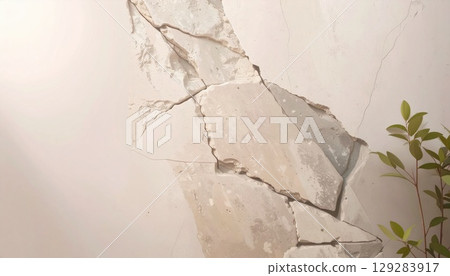 Pink marbled abstract background 129283917