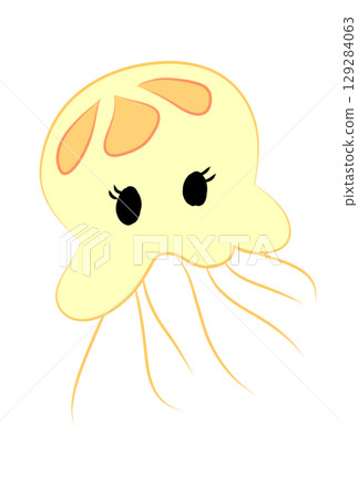 多彩的水母 129284063