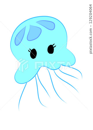 多彩的水母 129284064