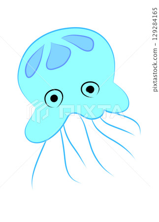 Colorful jellyfish 129284165