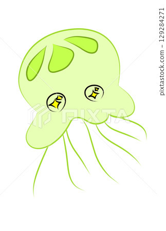 Colorful jellyfish 129284271