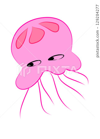 多彩的水母 129284277