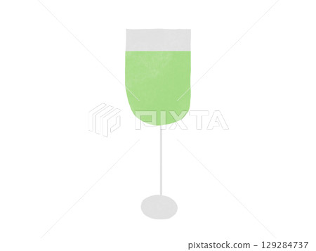 一個酒杯的插圖 129284737