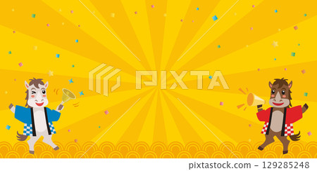 Cute horse banner for year of the horse sale Cute horse banner for year of the horse sale 129285248