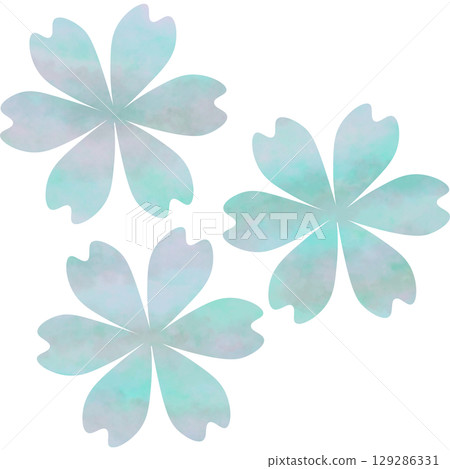 Beautiful watercolor flower icon image illustration Beautiful watercolor flower icon image illustration 129286331
