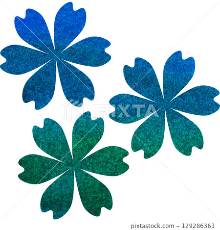 美麗的水彩花圖示圖像插圖 129286361