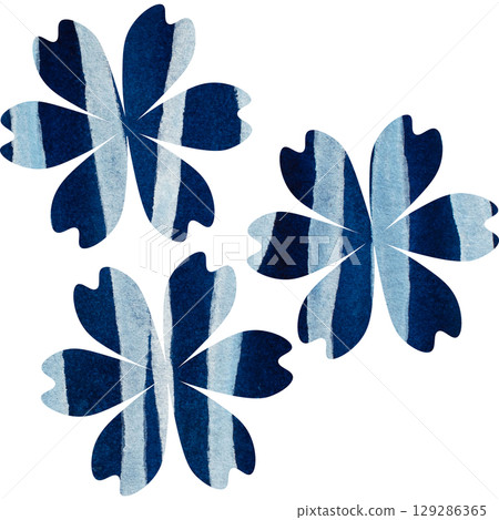 Beautiful watercolor flower icon image illustration 129286365