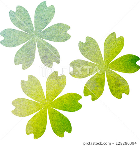美麗的水彩花圖示圖像插圖 美麗的水彩花圖示圖像插圖 129286394