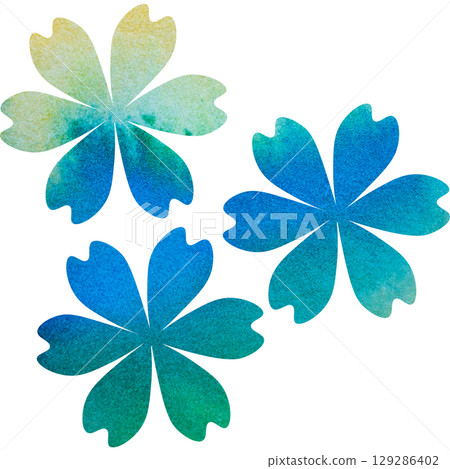 Beautiful watercolor flower icon image illustration Beautiful watercolor flower icon image illustration 129286402