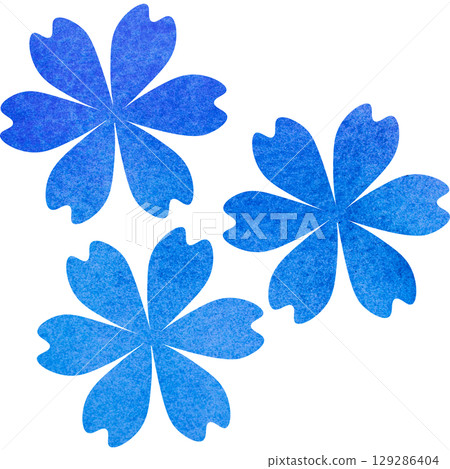 Beautiful watercolor flower icon image illustration 129286404