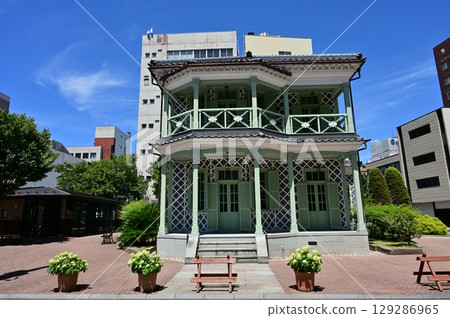 Western-style building at the Griffith Memorial Museum in Fukui City Western-style building at the Griffith Memorial Museum in Fukui City 129286965