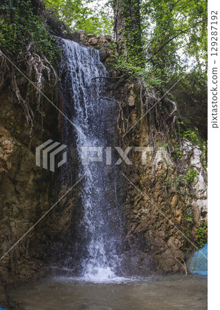 Sapadere canyon and beautiful waterfall, Alanya, Turkey 129287192