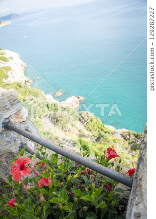 Beautiful Kaputash beach at Mediterranean sea in Turkey. Steadicam shot Beautiful Kaputash beach at Mediterranean sea in Turkey. Steadicam shot 129287227