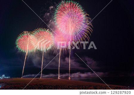 新潟縣：祇園柏崎祭海上煙火大會 129287920