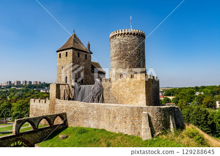 Castle from 14th century in Bedzin (Poland) 129288645