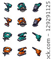Power Tool Pixel Art Pictograms Vol.1 (12 items including electric drills and electric saws) 129291125