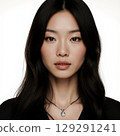 portrait of a young Japanese woman 129291241