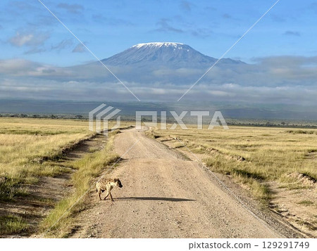 red mountains with clouds red mountains with clouds 129291749