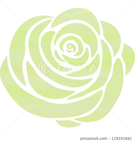 Beautiful watercolor rose icon image illustration Beautiful watercolor rose icon image illustration 129291882