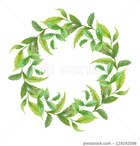 Wreath of rosehip. Handmade watercolor art work. For packaging design, cards, cover, prints, product labels and fabric. Wreath of rosehip. Handmade watercolor art work. For packaging design, cards, cover, prints, product labels and fabric. 129292086