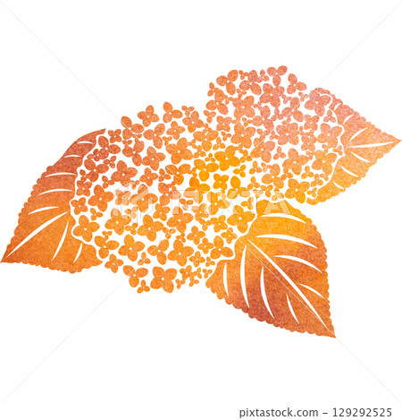 Beautiful watercolor pattern of hydrangea icon image illustration Beautiful watercolor pattern of hydrangea icon image illustration 129292525