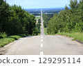 Scenery of the road to heaven_Hokkaido 129295114