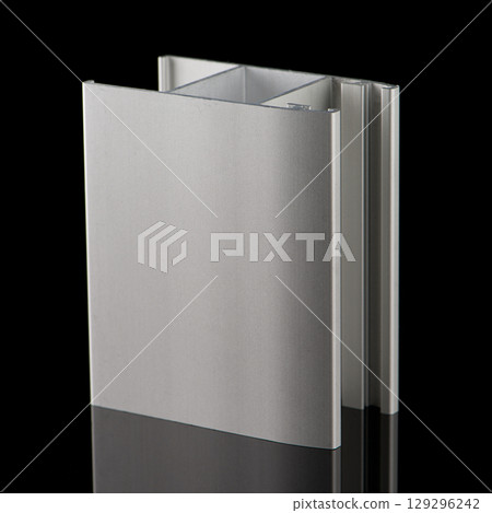 Aluminium profile sample 129296242