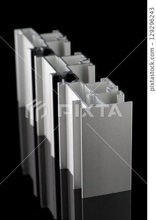 Aluminium profile sample Aluminium profile sample 129296243