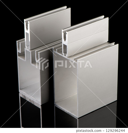 Aluminium profile sample Aluminium profile sample 129296244