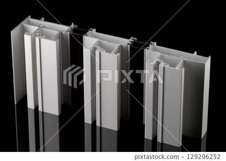 Aluminium profile sample 129296252