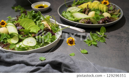 Fresh summer salad Fresh summer salad 129296351