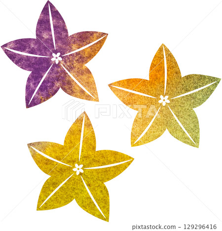 美麗的水彩風鈴草花圖示圖像插圖 129296416