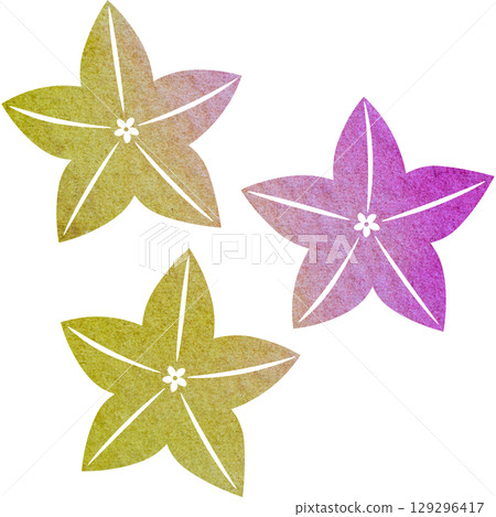 美麗的水彩風鈴草花圖示圖像插圖 129296417