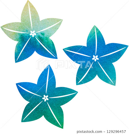 美麗的水彩風鈴草花圖示圖像插圖 美麗的水彩風鈴草花圖示圖像插圖 129296457