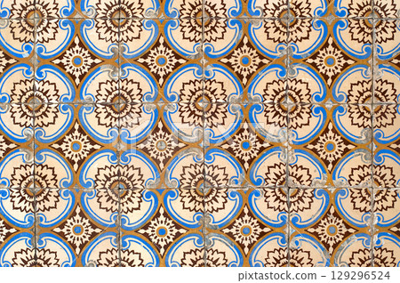 Portuguese glazed tiles 054 Portuguese glazed tiles 054 129296524