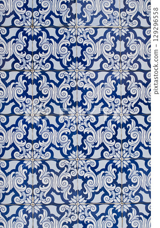 Portuguese glazed tiles 091 Portuguese glazed tiles 091 129296558