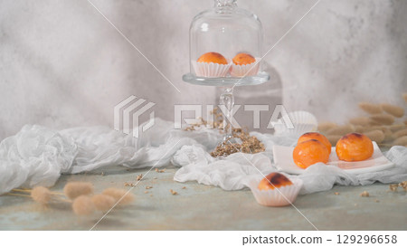 Portuguese egg chestnuts 129296658