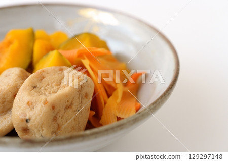 Bite-sized boiled ganmo - plump, juicy, and delicious 129297148