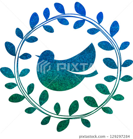 Beautiful watercolor olive and bird icon image illustration Beautiful watercolor olive and bird icon image illustration 129297284