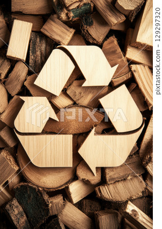view pile logs arrows directions colors 129297320