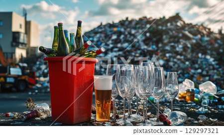 glass beer wine glasses table frothy glass beer wine glasses table frothy 129297321