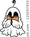 halloween, ghost, vector 129297459