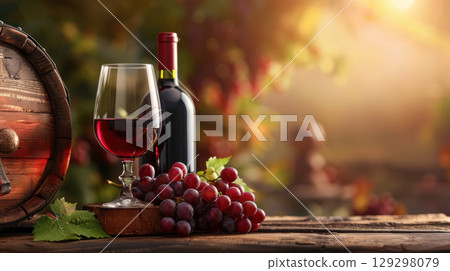 surface charm barrel glass wine closeup surface charm barrel glass wine closeup 129298079