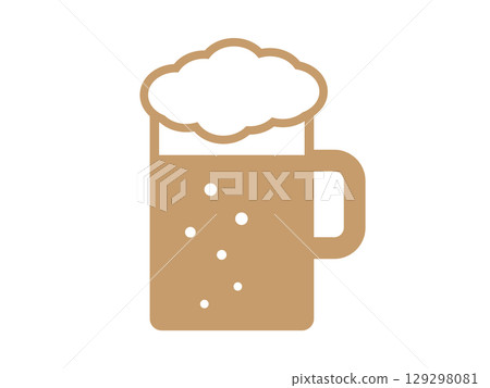 Beer icon (alcohol symbol) 129298081